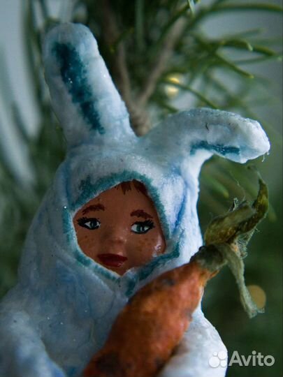 Ватные елочные игрушки новые