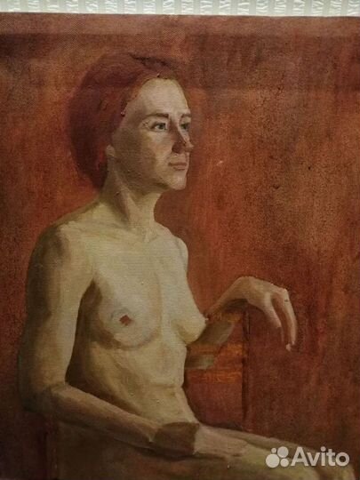 Картина маслом на холсте ню