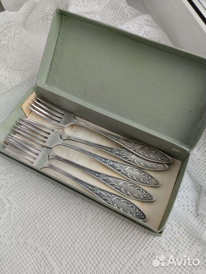 Вилки десертные мельхиор