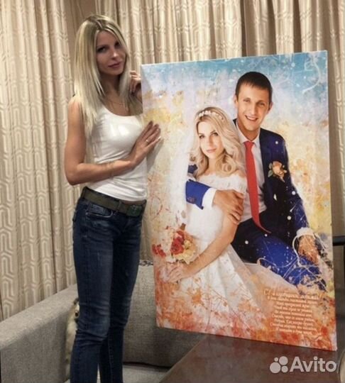 Портрет на холсте 60х80