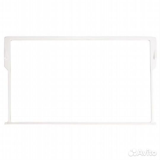 Полка стеклянная с обрамлением для холодильников М