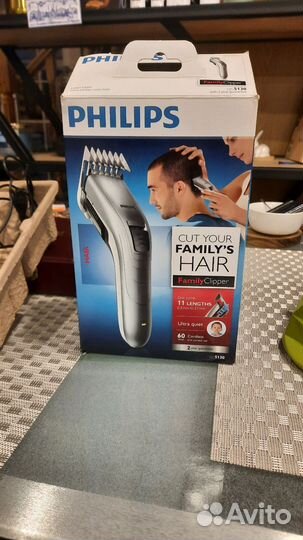Машинка для стрижки волос philips новая