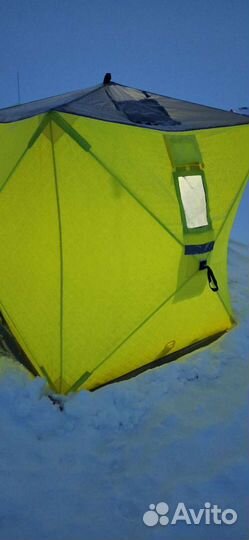 Зимняя палатка куб трехслойная