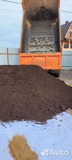 Грунт плодородный, земля для благоустройства