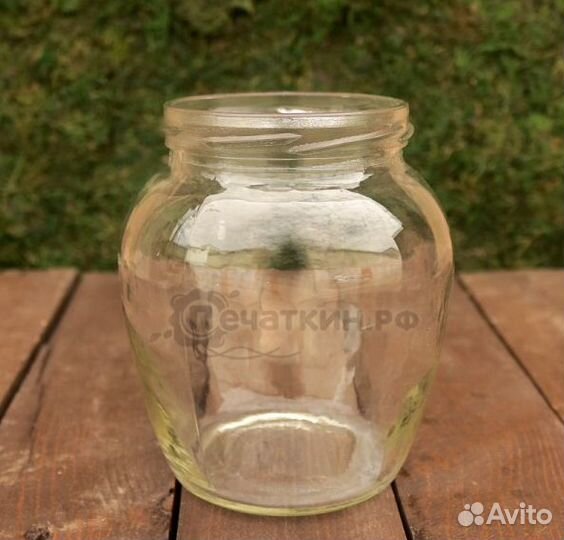 Стеклянная банка «Фонарик», 0.72 л, то-82