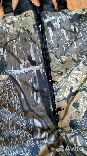 Брюки полукомбинезон утепленные охотничьи