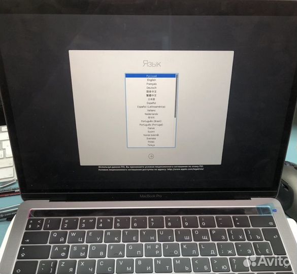 Дисплей Macbook Pro 15 2018 2019 A1990 Space Grey