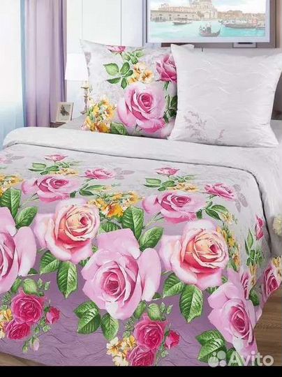 Белье постельное 1,5 спальный