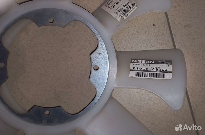 Крыльчатка вентилятора Nissan Atlas