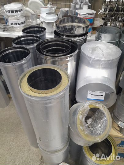 Труба для дымохода 150/ сэндвич труба, отводы