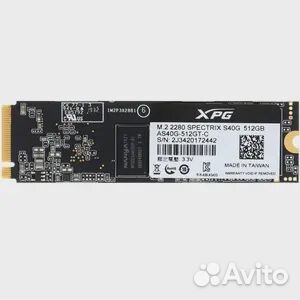 SSD M.2 накопитель A-Data XPG Spectrix S40G RGB