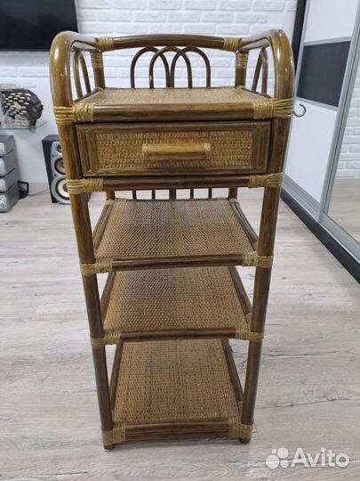 Обувница из ротанга