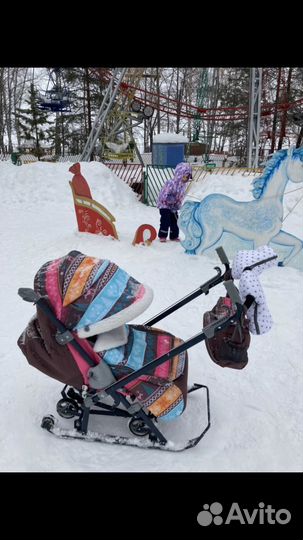 Коляска санки