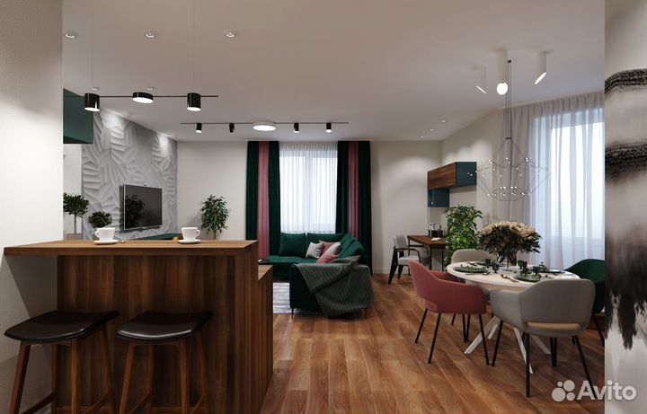 3d визуализация интерьера