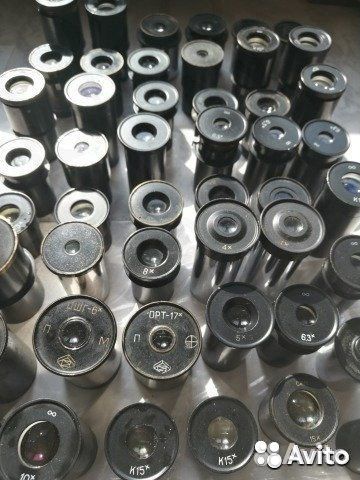 Микроскоп Окуляры из СССР ломо и другие мбс.мби.би