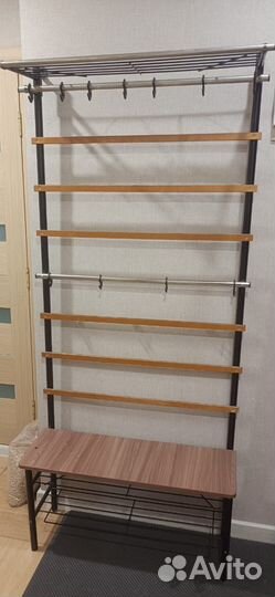 Вешалка с обувницей в прихожую