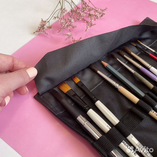 Пенал-скрутка для кистей 