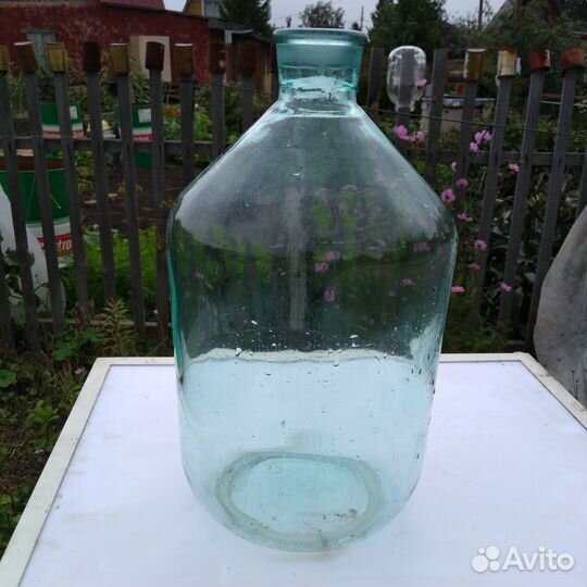 Бутыль 10 литров стекло