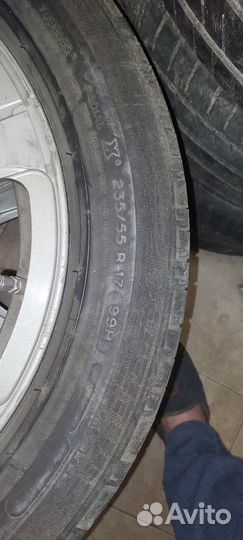 Всмпо диски ковка R17 с шинами Michelin