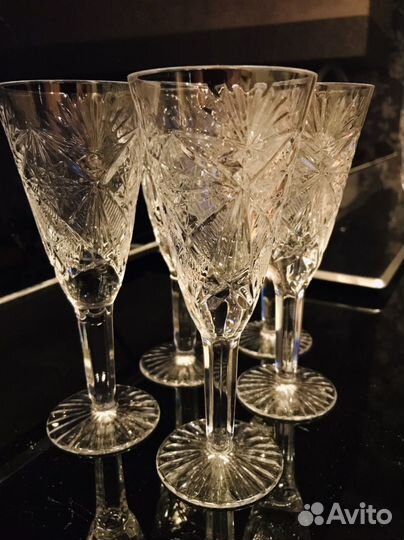 Хрустальные фужеры СССР
