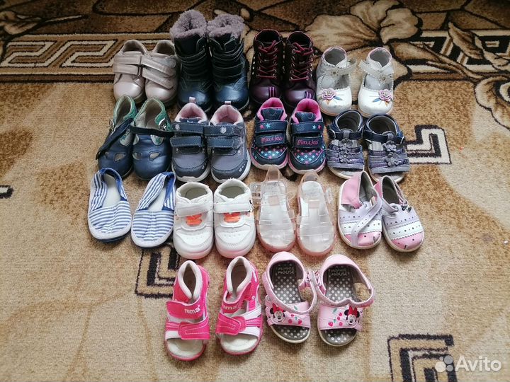 Пакет обуви от 19 до 22
