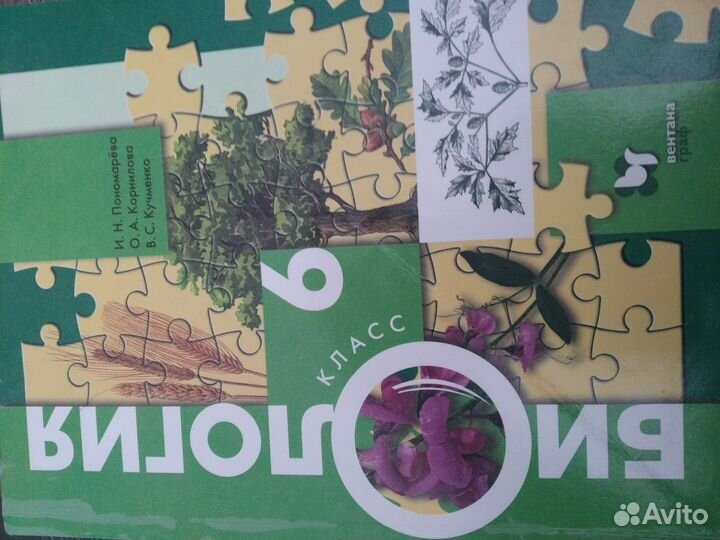 Учебник биология 6 класс