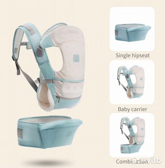 Хипсит/эргорюкзак/кенгуру bebear 10 в 1 новый