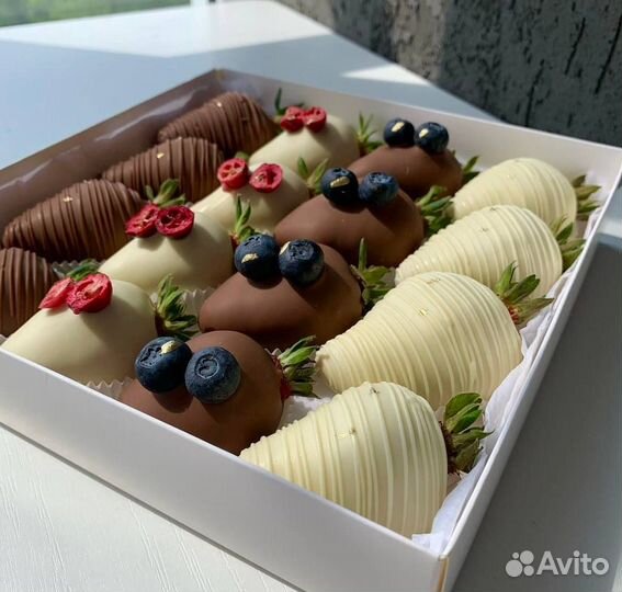 Клубника В шоколаде подарочные боксы 1 сентября