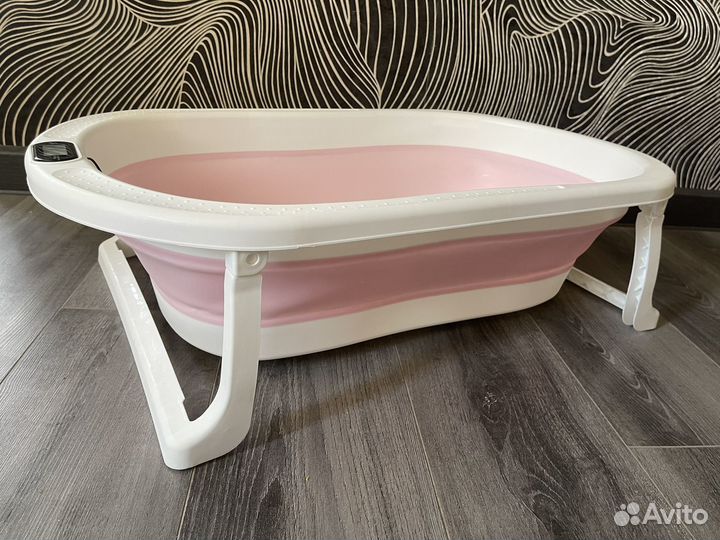 Ванночка для купания складная с подушкой-гамаком