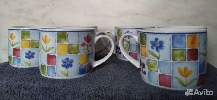 Чашки чайные 200 мл 6 штук