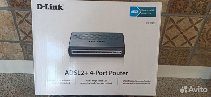 Роутер adsl2 d-link