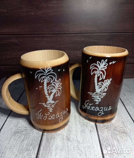 Сувениры из Абхазии (кружки, ложки для обуви)