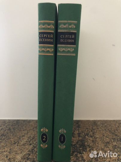 Книги. Стихи Сергея Есенина в 2-х томах