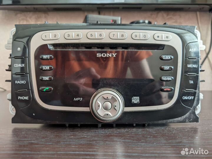 Штатное головное устройство sony на ford focus 2