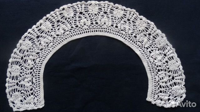 Воротничок вязаный крючком