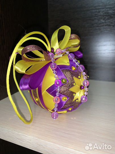 Новогодние игрушки шары (украшения) ручной работы