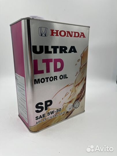 Моторное масло Honda LTD 5w30 4л