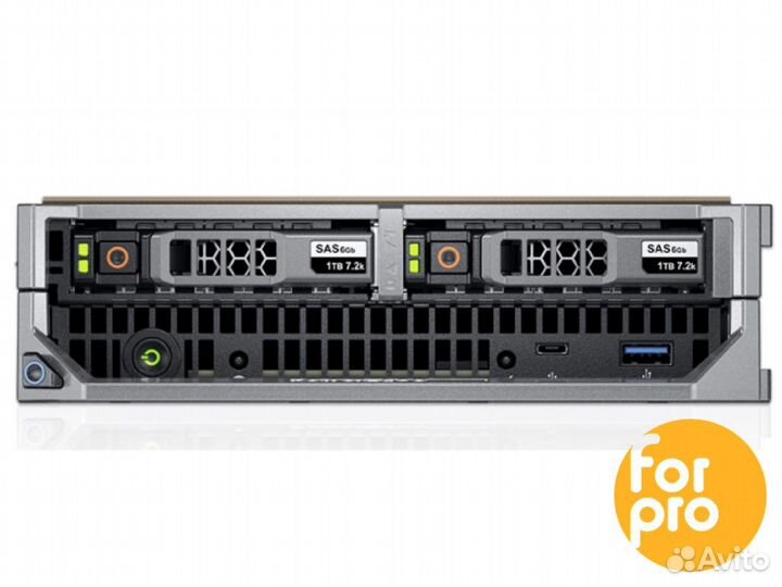 Лезвие dell M630 2xE5-2699v4 192GB, SATA