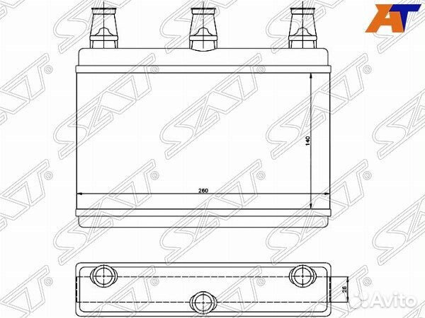 Радиатор отопителя салона BMW 5 series, BMW 5-seri