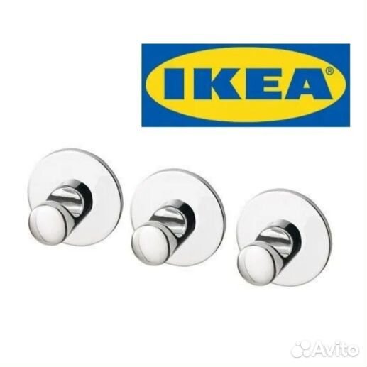 Комплект самоклеящихся крючков IKEA Skoghall