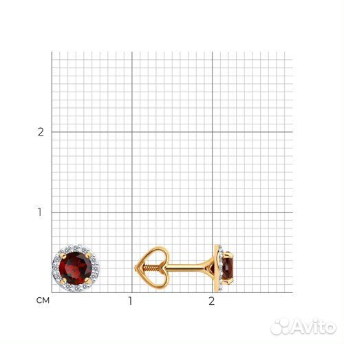 Серьги sokolov из золота, 72-00445