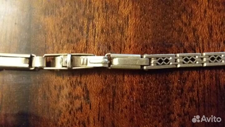 Браслет для часов, серебро 875 СССР