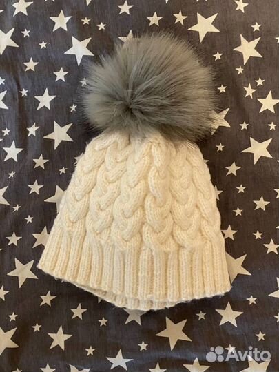 Шапка женская вязаная зимняя