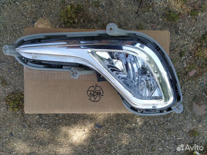 Фара противотуманная правая на Hyundai Solaris