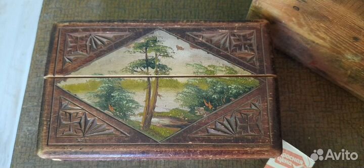 Шкатулка деревянная, СССР