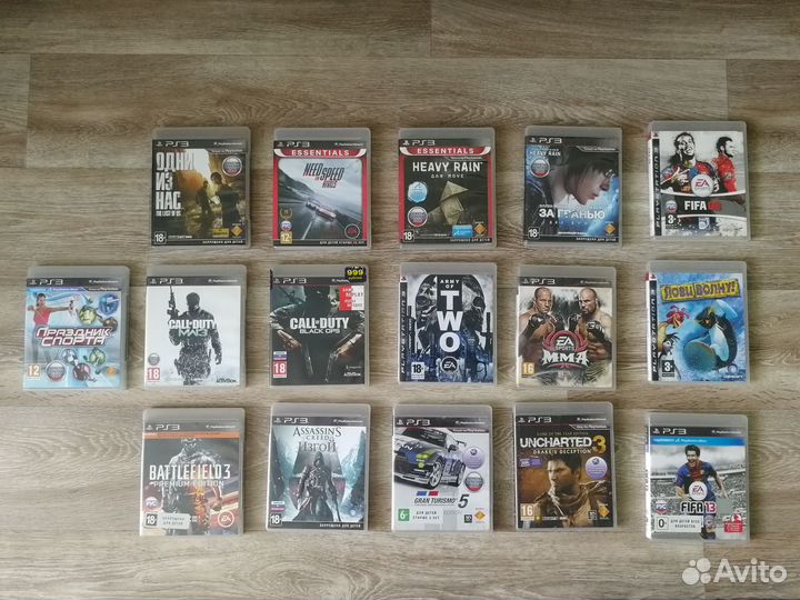 Диска с играми PS3