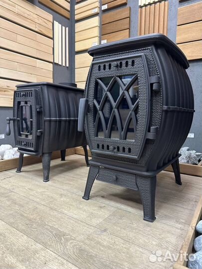 Печь-камин отопительно-варочная «бахта»