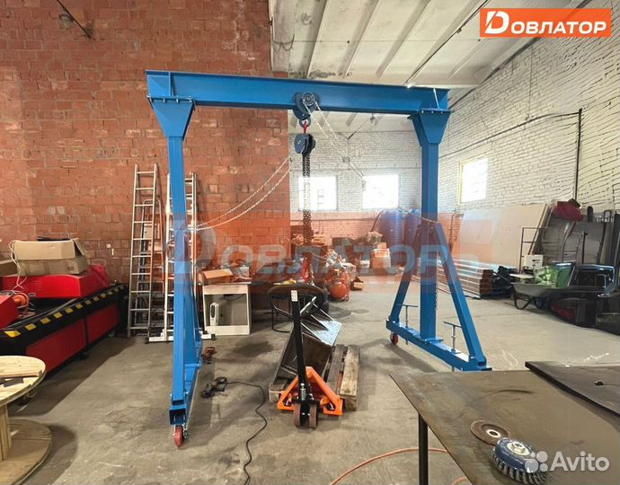 Кран козловой погрузочный усиленный мпу