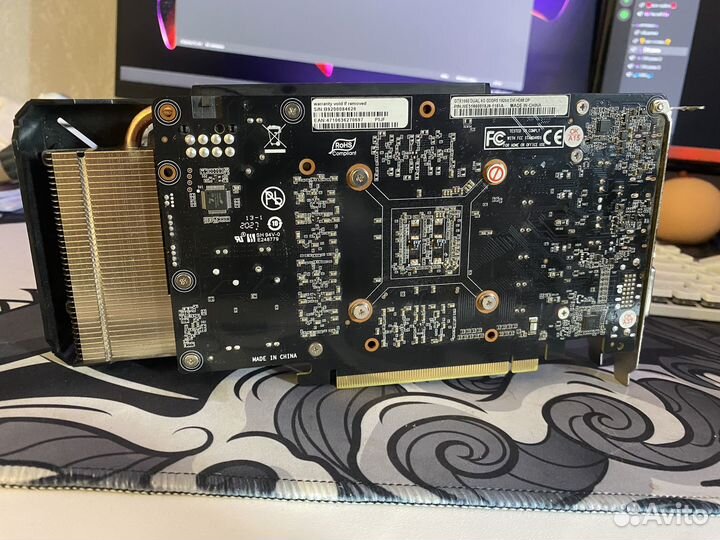 Видеокарта gtx 1660 super 6gb Palit