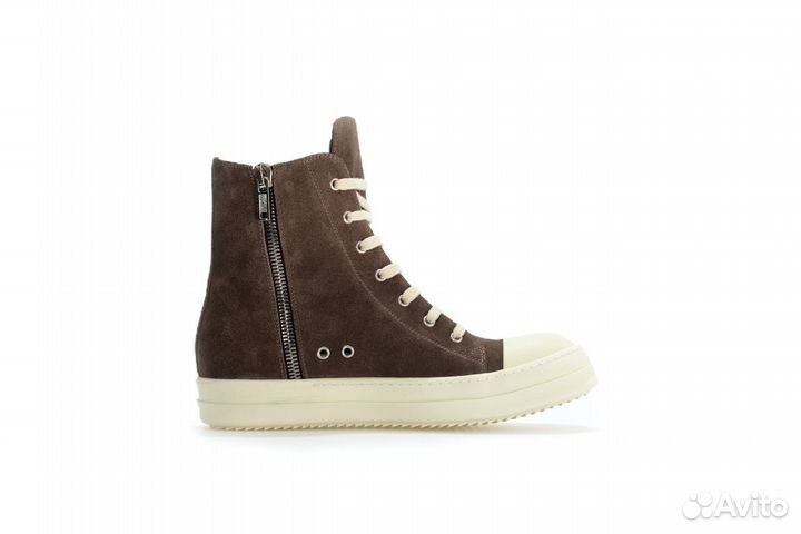 Кеды Rick Owens Ramones Suede Dust High 22FW